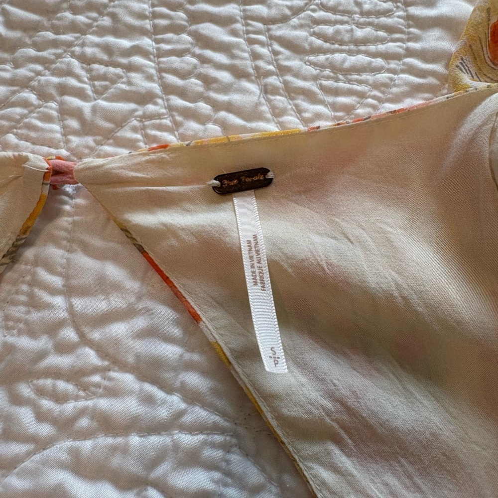 Free People Floral Flowy Blouse - Picture 2 of 6